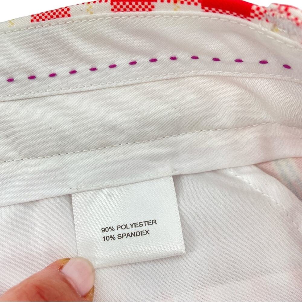 Peter Millar Womens Golf Pants Cropped Checkered Plaid Size 10 - Picture 5 of 8